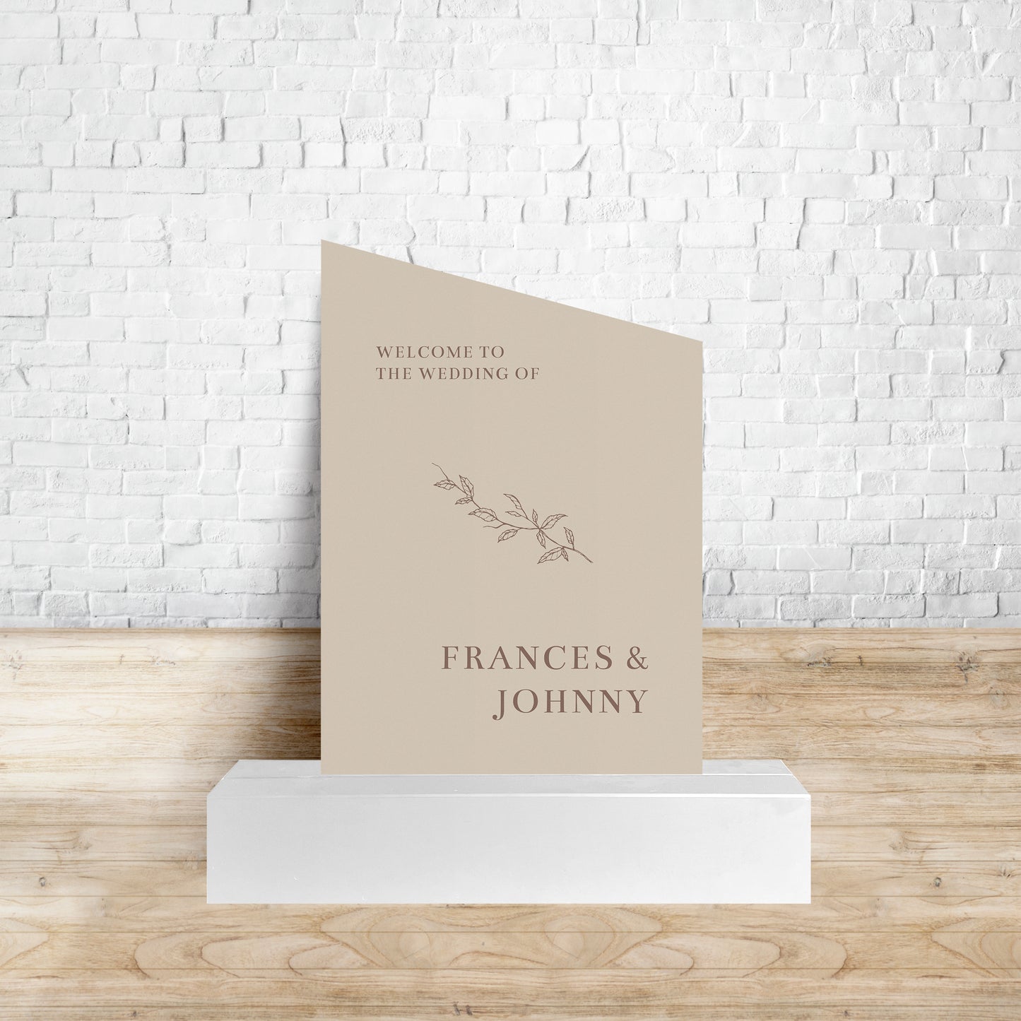 FRANCES WELCOME SIGN