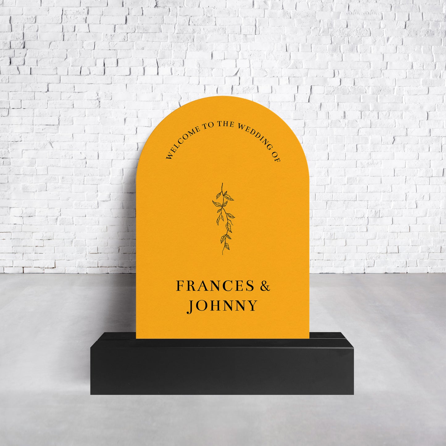 FRANCES WELCOME SIGN